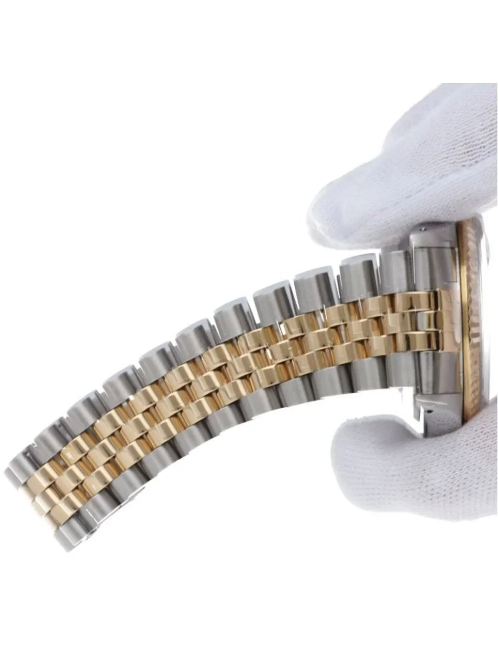 Rolex Datejust Watch Box 18k Yellow Gold SS Champagne